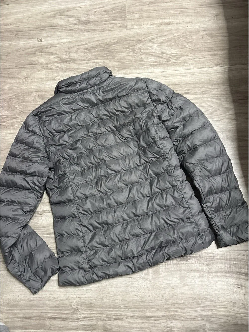 REI Co-op Jacket Youth Large Down Puffer Gray Full Zip